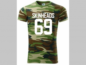 Skinheads 69  maskáčové tričko 100%bavlna